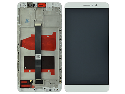 [HWMAT9DSOB] Huawei Mate 9 LCD + Touchscreen + Frame Bianco - Compatibile ( ECOSTORE)