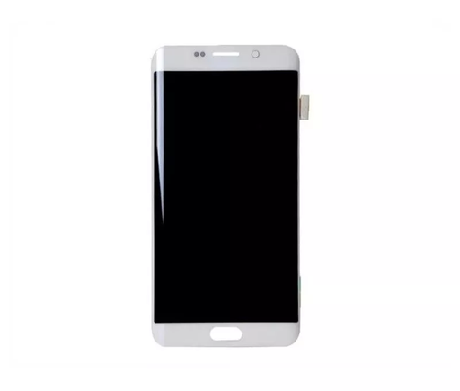 [SGS6EPDSOS] Samsung Galaxy S6 Edge + LCD + Touchscreen + Frame + Tasto Home + Plug - in Silver (ECOSTORE)