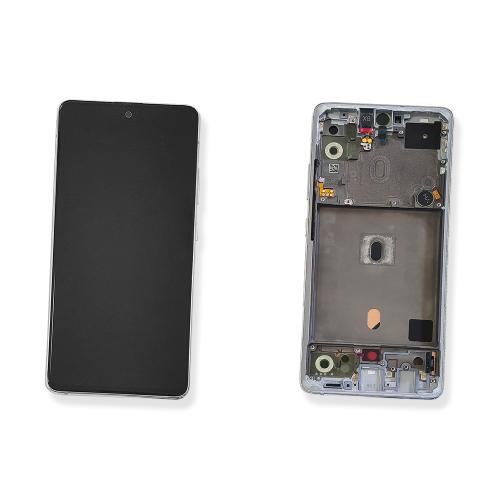 [SGA515GDSOB] Samsung Galaxy A51 5G LCD + Touchscreen + Frame + Vibrazione Prism Cube White (ECOSTORE)