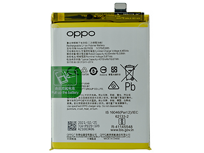 [OA945BAC] Oppo A94 5G BATTERIA ORIGINALE (ECOSTORE)