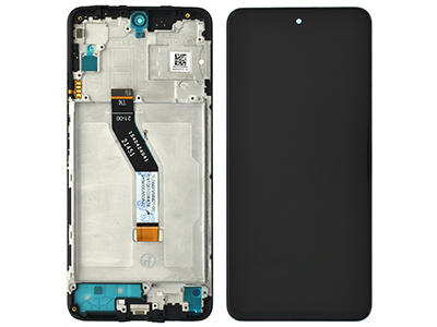 [XMRN115GDSNC] Xiaomi Redmi Note 11 LCD + Touch Screen + Frame + Switch Tasti Laterali Black Vers. 5G