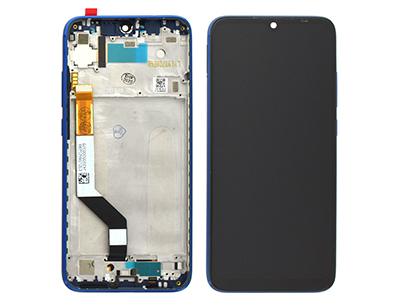 [XMRN70DSBC] Xiaomi Redmi Note 7 LCD + Touch screen + Frame + Tasti Laterali Blu