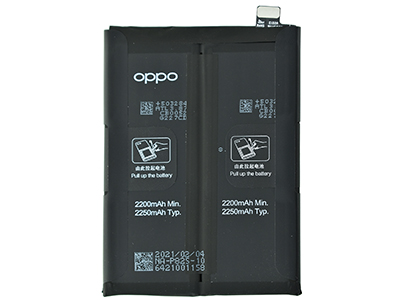 [OPFX3NBTO] Oppo Find X3 Neo Batteria Originale