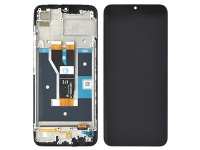 [RERC21DSCN] Realme C21 LCD + Touchscreen + Frame Nero Compatibile