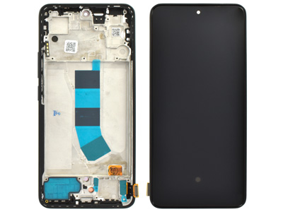 [XMRN13DSCN] Xiaomi Redmi Note 13 4G LCD + Touchscreen + Frame Nero Compatibile (ECOSTORE)