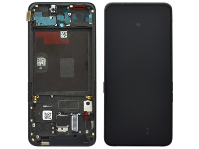 [OPRENODSNC] Oppo RENO LCD + Touch Screen + Frame + Tasti Laterali Jet Black (ECOSTORE)