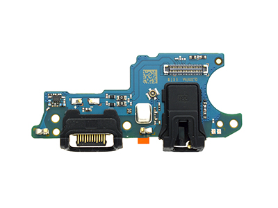 [SGA02SCRO] Samsung Galaxy A02 S Sub Board + Plug In + Jack Audio + Microfono
