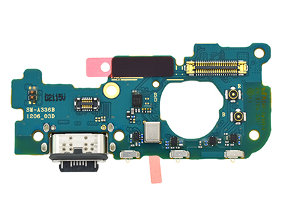 [SGA335CRO] Samsung Galaxy A33 5G Sub Board + Plug In + Microfono