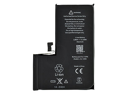 [IP15PMBAT] Apple iPhone 15 Pro Max Batteria