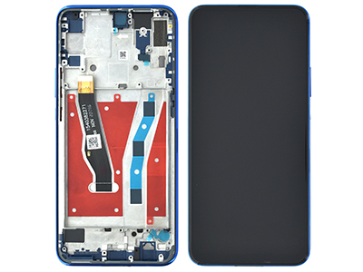 [HN009XDSBC] Honor HONOR 9X LCD + Touchscreen + Frame + Tasto Volume Blue