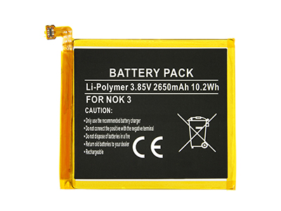 [NK0003BTC] Nokia 3 Batteria Compatibile
