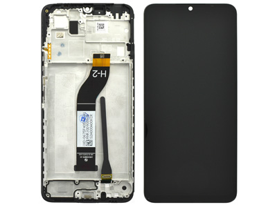 [XMR13CDSNC] Xiaomi Redmi 13C LCD + Touch Screen + Frame + Switch Tasti Laterali Black