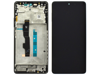 [XMRN135GDSNC] Xiaomi Redmi Note 13 5G LCD + Touch screen + Frame + Tasto Volume Graphite black