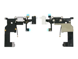 [IP0005CRBC] Apple iPhone 5 Flat Cable + Jack Audio + Microfono + Connettore di Ricarica Bianco No Logo
