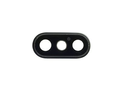 [IP00XSCCNC] Apple iPhone XS Cover Camera + Vetrino + Frame Nero