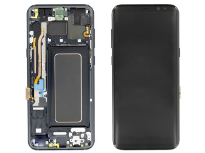 [SG0S8PDSO] Samsung Galaxy S8 Plus LCD + Touchscreen + Altoparlante + Tasti Laterali Light Blue (ECOSTORE)