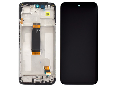 [XR0013DSO] Xiaomi Redmi 13 LCD + Touch Screen + Frame + Switch Tasti Laterali Black