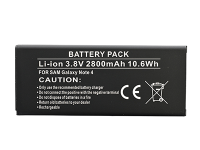 [SG00N4BTC] Samsung GALAXY NOTE 4 BATTERIA COMPATIBILE