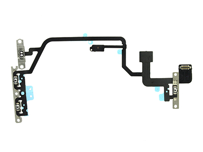 [IP00XRFCVC] Apple iPhone XR Flat Cable + Clip Vibrazione + Microfono + Flash + Switch Tasti Laterali No Logo