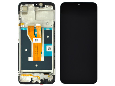 [RMC111DSO] Realme C11 2021 LCD + Touchscreen + Frame + Switch Tasti Laterali + Altoparlante Black (ECOSTORE)