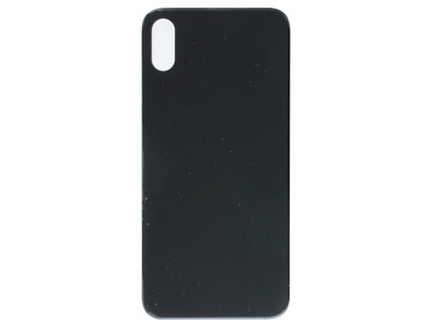 [IP000XBCNC] Apple iPhone X Vetrino Cover Batteria Nero Ottima qualità No Logo