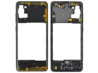 [SG0A31RCNO] Samsung A31 Rear Cover + Suoneria + Antenna + Tasti Laterali Nero