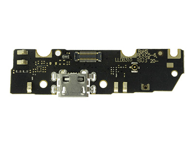 [MT0G6PCRC] Motorola Moto G6 Play Sub Board + Plug In + Microfono