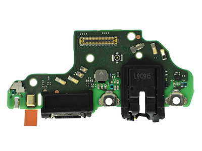 [HWP40LCRO] Huawei P40 Lite Sub Board + Plug In + Microfono + Jack Audio