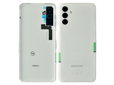 [SGA136BCO] Samsung Galaxy A13 5G Cover Batteria + Tasto Volume + Vetrino Camera White