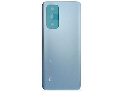 [XMM10TBCO] Xiaomi MI 10T Cover Batteria + Adesivi Lunar Silver (ECOSTORE)
