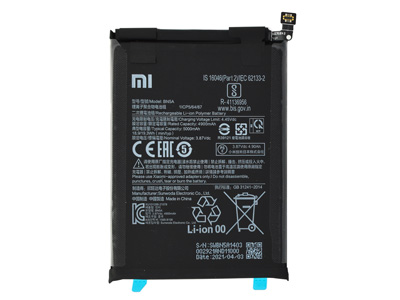 [XRN105BTO] Xiaomi REDMI NOTE 10 5G BATTERIA ORIGINALE