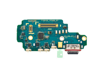 [SGS23UCRO] Samsung Galaxy S23 Ultra Sub Board + Plug In + Microfono + Lettore Sim GH96-15621A