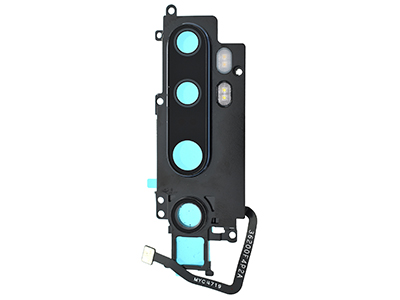 [XMMN10CCO] Xiaomi MI Note 10 Cover Camera + Vetrino + Frame + Flash Midnight Black