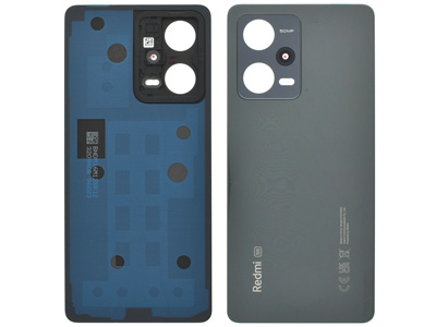 [XRN12PBCO] Xiaomi Redmi Note 12 Pro 5G Cover Batteria + Adesivi Midnight Black