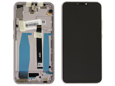 [ASZ562DSO] Asus Zenfone 5 Vers.ZE620KL LCD + Touchscreen + Frame + Tasti Laterali + Altoparlante + Vibrazione Silver (ECOSTORE)