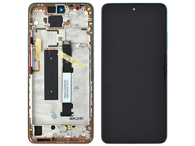 [XM10TLDSO] Xiaomi MI 10T Lite 5G LCD + Touchscreen + Frame + Tasti Laterali + Vibrazione Rose Gold Beach