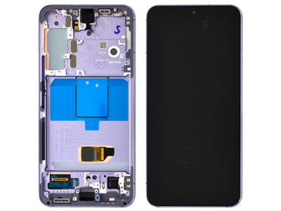 [SG0S22DSPO] Samsung Galaxy S22 Lcd + Touchscreen + Frame Bora Purple