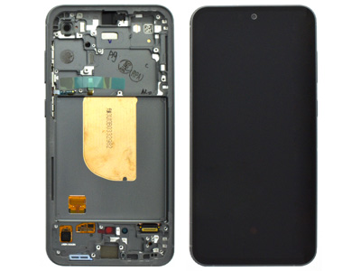 [SGS23FDSO] Samsung GALAXY S23 FE Lcd + Touch Screen + Frame + Tasti Laterali Graphite