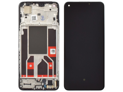 [OP0R85DSC] Oppo Reno 8 5G  LCD + Touch Screen + Frame Black (ECOSTORE)