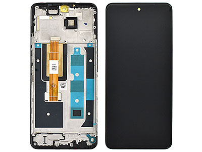 [XR0125DSO] Xiaomi REDMI 12 5G LCD +Touch Screen + Frame + Switch Tasti Laterali Jade Black (ECOSTORE)