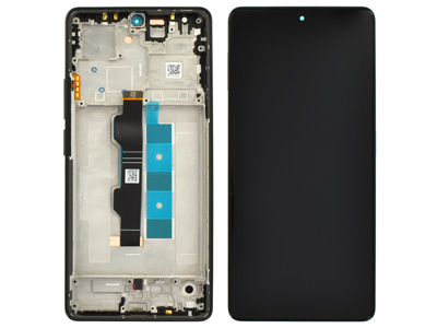 [XMRN13PDSNO] Xiaomi REDMI NOTE 13 PRO 4G Lcd + Touch screen + Frame + Tasti Laterali Midnight Black (ECOSTORE)