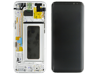[SG0S8PDSSO] Samsung GALAXY S8 PLUS Lcd + Touchscreen + Altoparlante + Tasti Laterali Silver