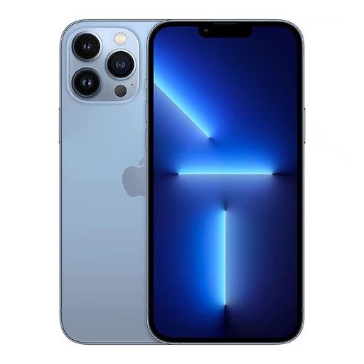 [APPIP13PRMX128ZZRRSRR41] Apple iPhone 13 Pro Max (128 GB) Azzurro Sierra - Grado Estetico: Buono Plus - Batteria Nuova