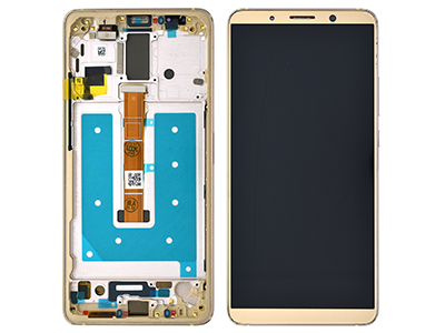[HWM10PDSBC] Huawei MATE 10 PRO Lcd + Touch screen + Frame + Camera Frontale Brown