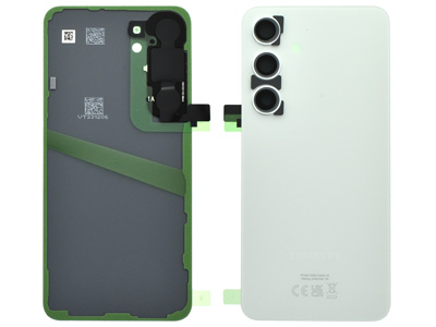 [SGS245BCGO] Samsung GALAXY S24 5G Cover Batteria + Vetrino Camera + Adesivi Marble Gray