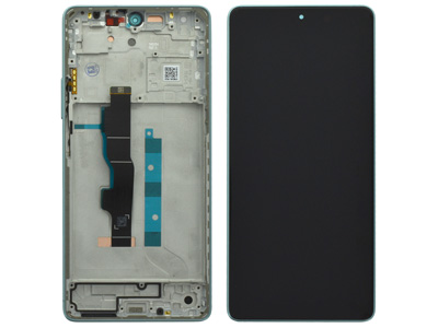 [XRN135DSOC] Xiaomi REDMI NOTE 13 5G LCD + Touch screen + Frame + Tasto Volume Ocean Teal (ECOSTORE)