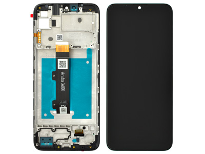 [MTME20DSO] Motorola MOTO E20 Lcd + Touch Screen + Frame + Swich Tasti Laterali Black