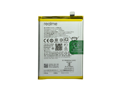 [XL0R7IBTO] Realme REALME 7i BATTERIA ORIGINALE