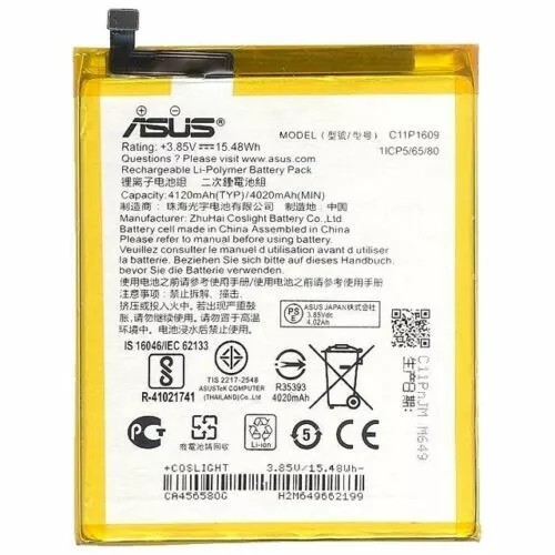 [ASZ3M0BTO] Asus ZENFONE 3 MAX ZC520TL BATTERIA ORIGINALE