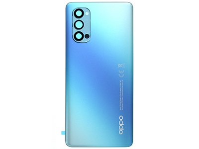 [OP0R4PBCO] Oppo RENO 4 PRO 5G Cover Batteria + Vetrino Camera + Adesivi Galactic Blue (ECOSTORE)